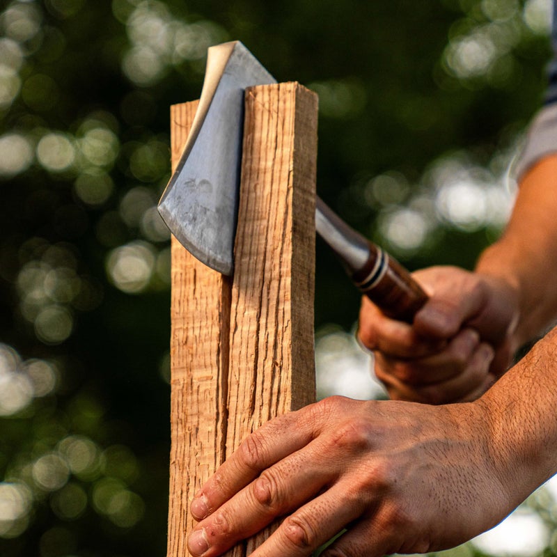 Estwing فأس الرياضي الخاص من ESTWING - فأس تخييم بطول 14" مع هيكل فولاذي مطروق ومقبض جلد أصلي - E24ASEA - Image 5